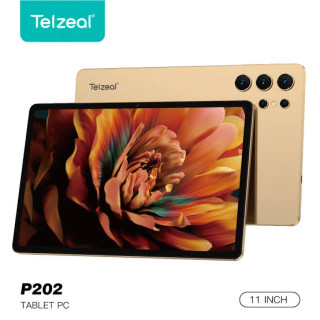 تبلت سیم کارت خور telzeal p202 | صفحه نمایش 11 اینچی | حافظه 64 رم ۴ | همراه ماوس و کیبورد و قلم و کیف محافظ و شارژر